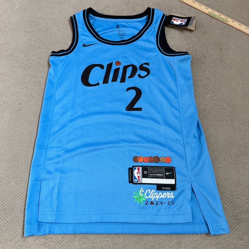 Nike LA Clippers Kawhi Leonard 2024-25 City Edition Jersey Blue XS FQ4345-462